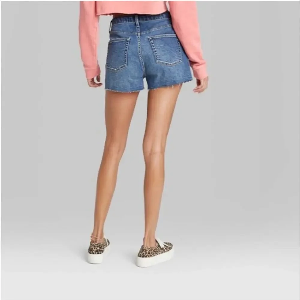 2/$15 Wild Fable Highest Rise Mom Jean Shorts Size 00